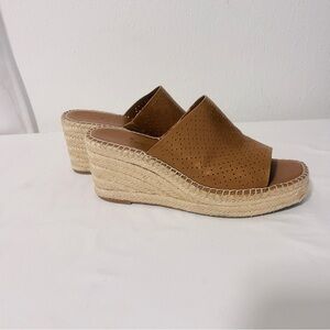 CASLON Camdyn Women’s Size 8M Espadrille Wedge Sandal In Light Brown Slip-on